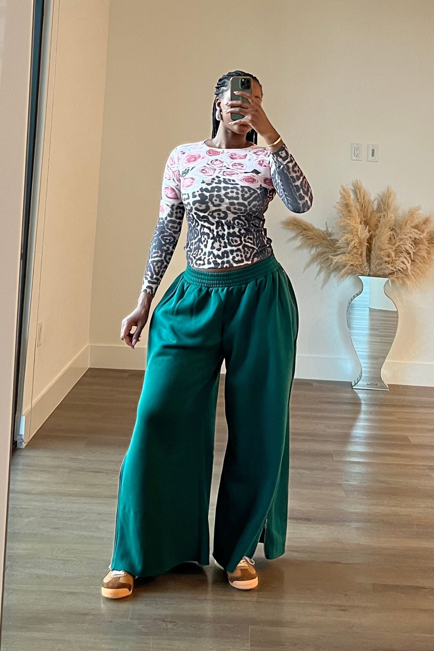 "BLOOMING IN THE WILD" TOP