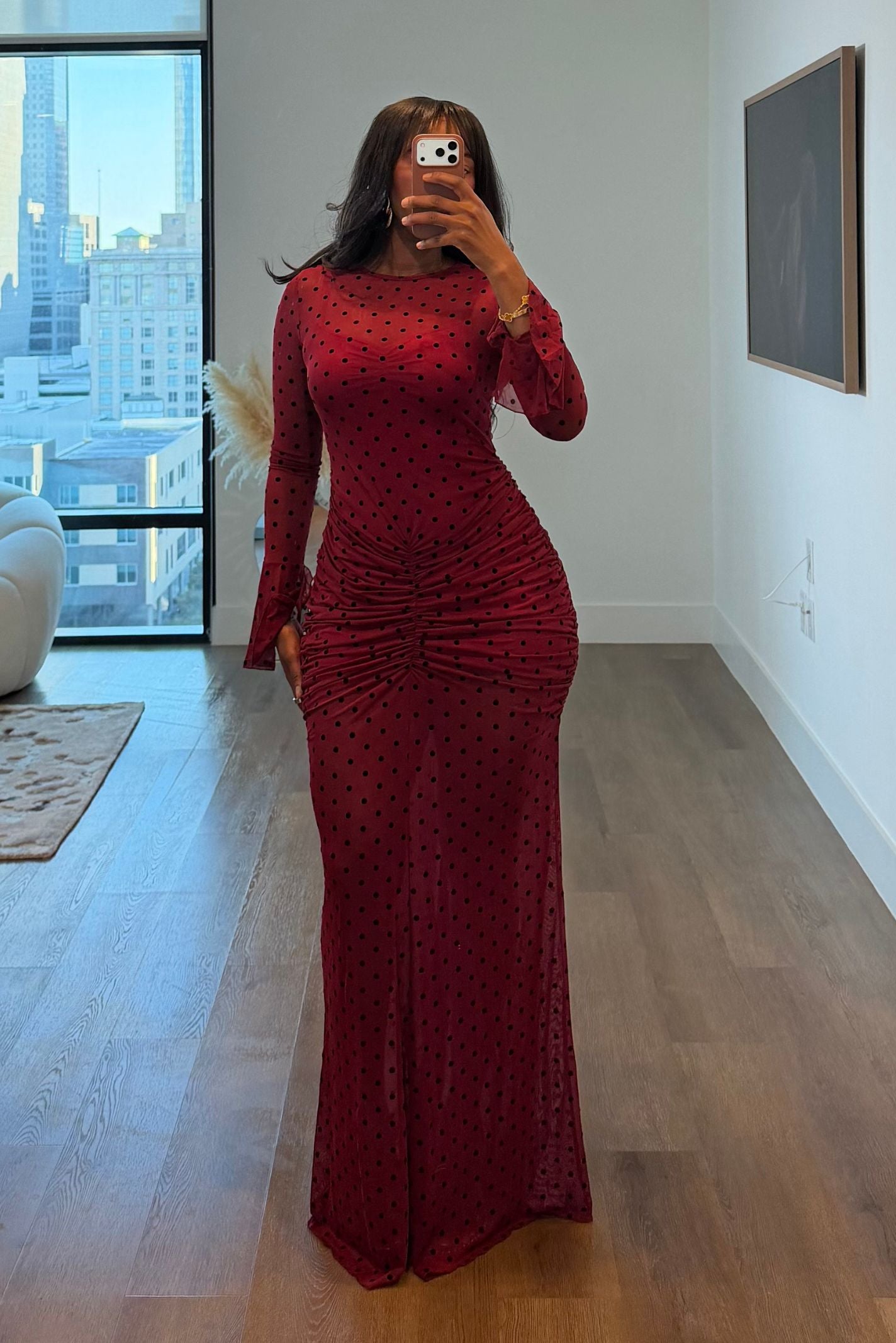"CHERRY ON TOP" MAXI DRESS