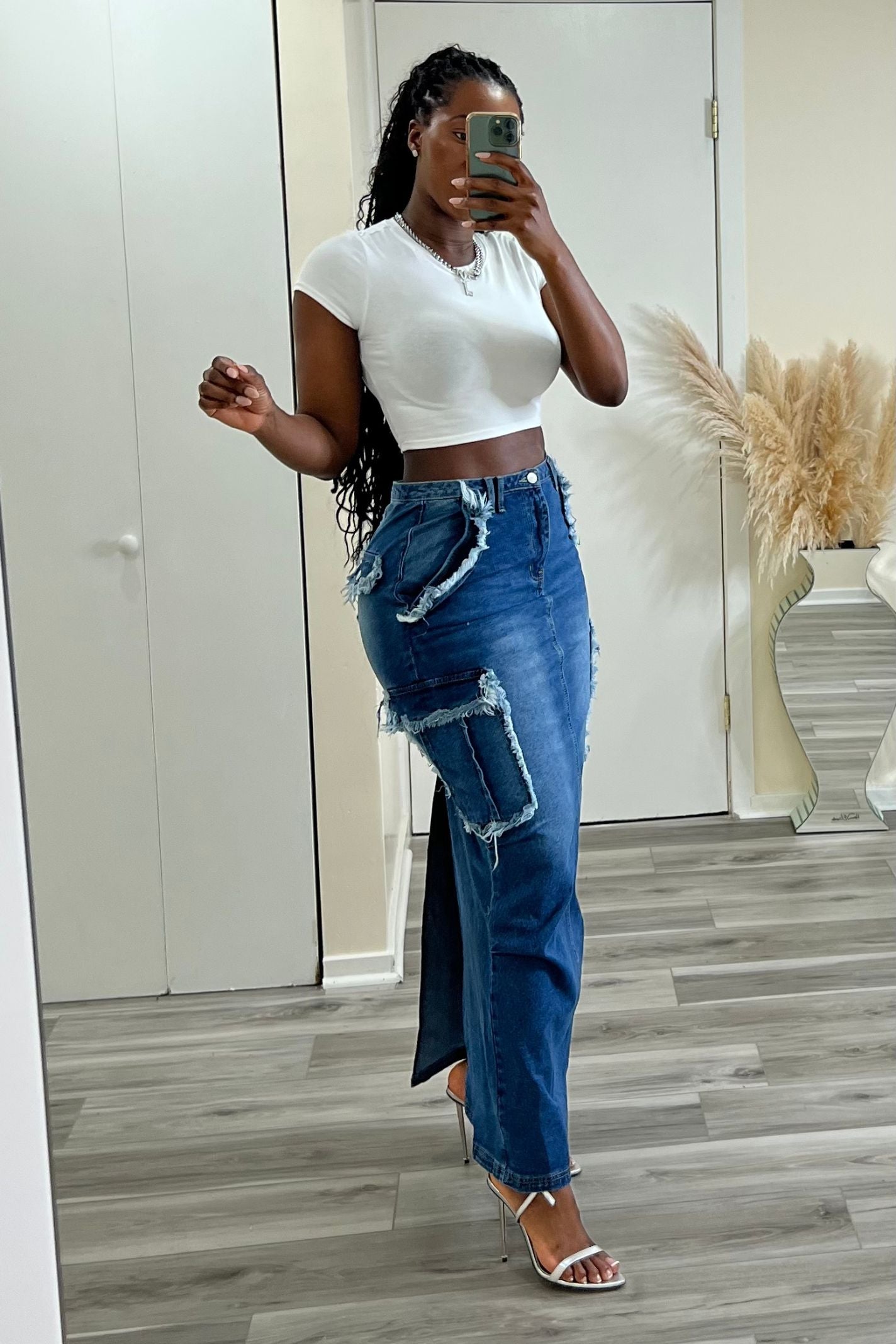 "YOSEMITE" DENIM SKIRT