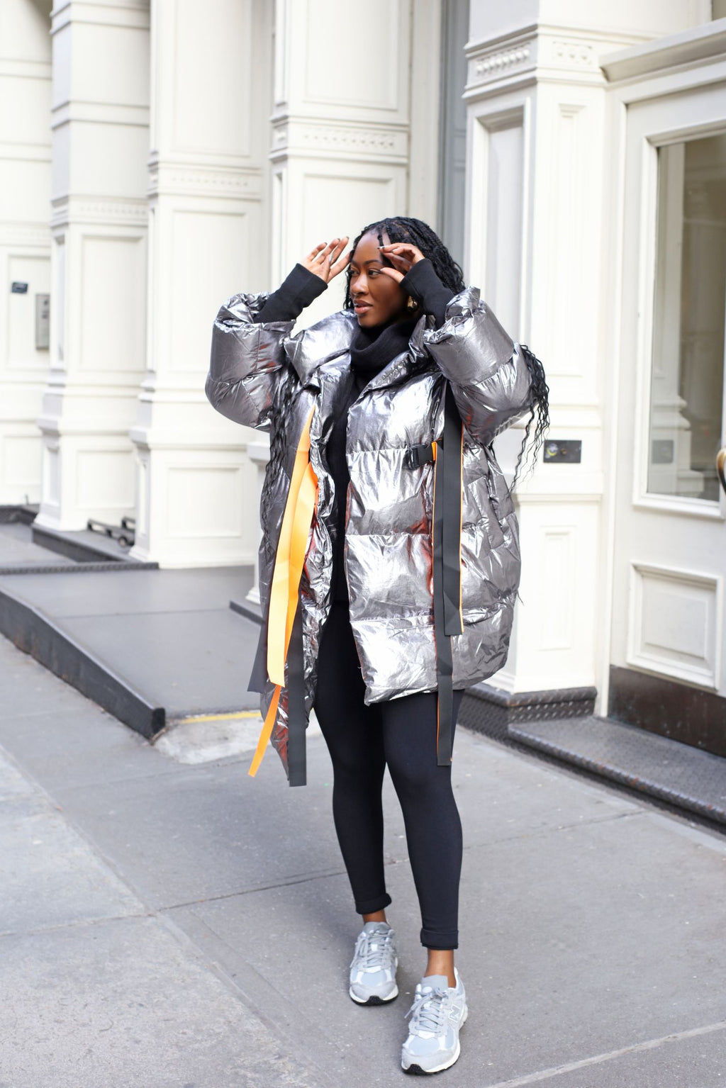 How To Style A Puffer Jacket - the gray details