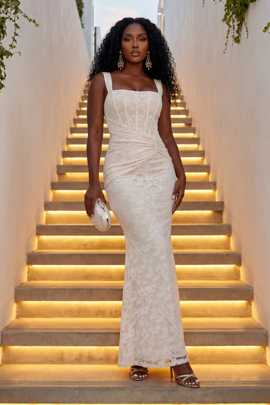 "IVORY REIGN" DRESS