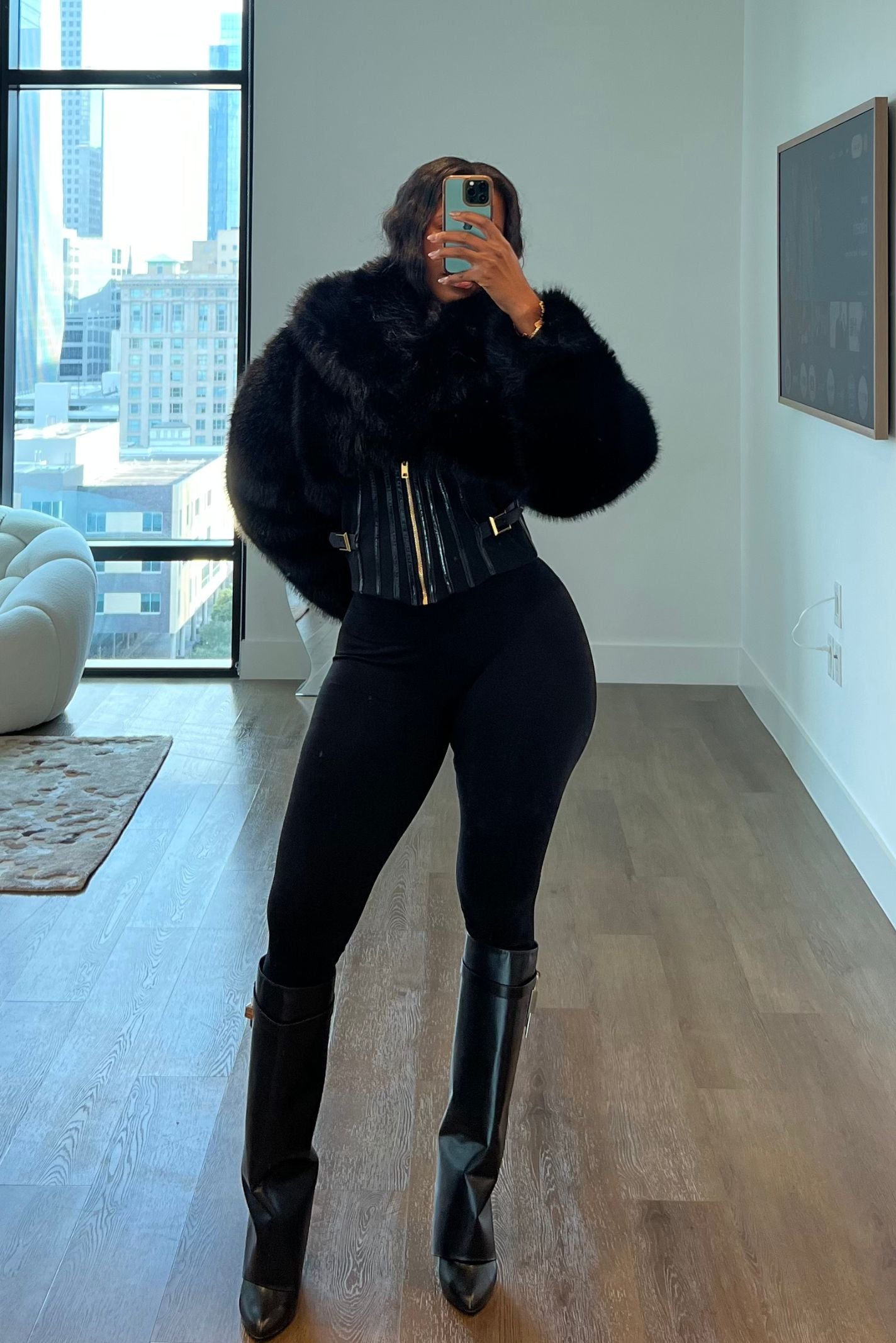 "SNOWFALL HEIRESS" CORSET COAT
