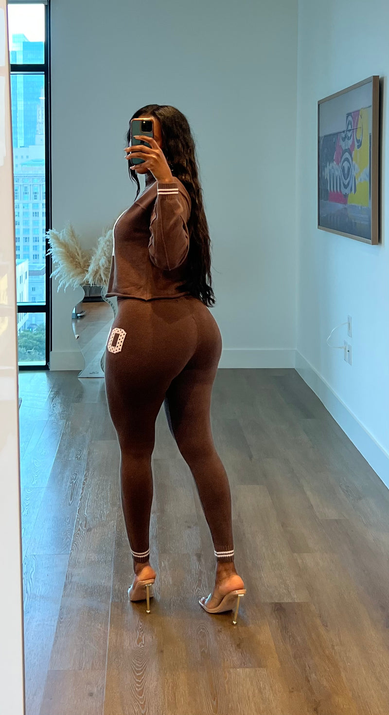 "NUMBERS GAME" KNIT SET