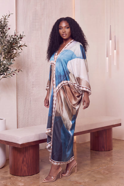 "RICH AUNTIE" KAFTAN MAXI DRESS