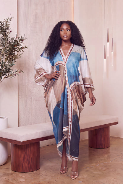 "RICH AUNTIE" KAFTAN MAXI DRESS
