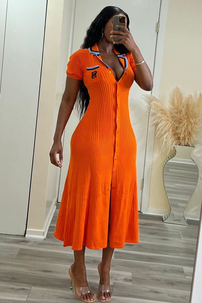 valencia knit midi dress "SUMMER IN VALENCIA" DRESS