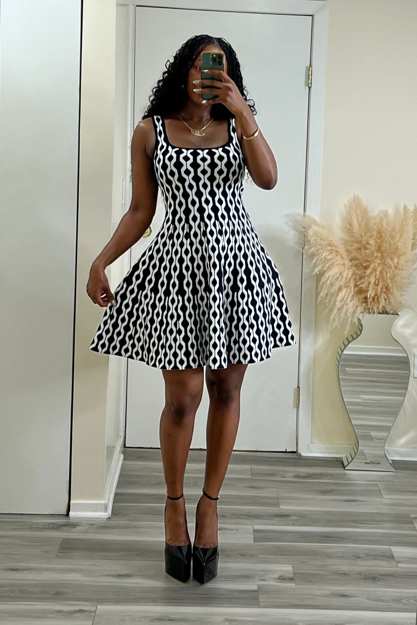 "GIVING YOU STRUCTURE" DRESS