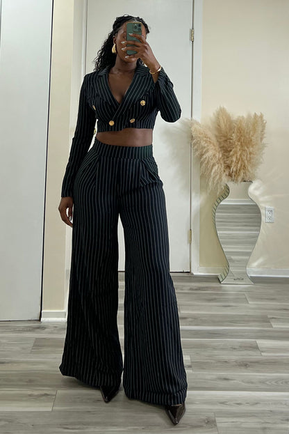 "BUSINESS AS USUAL" PANT SET