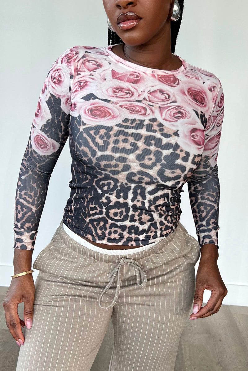 "BLOOMING IN THE WILD" TOP