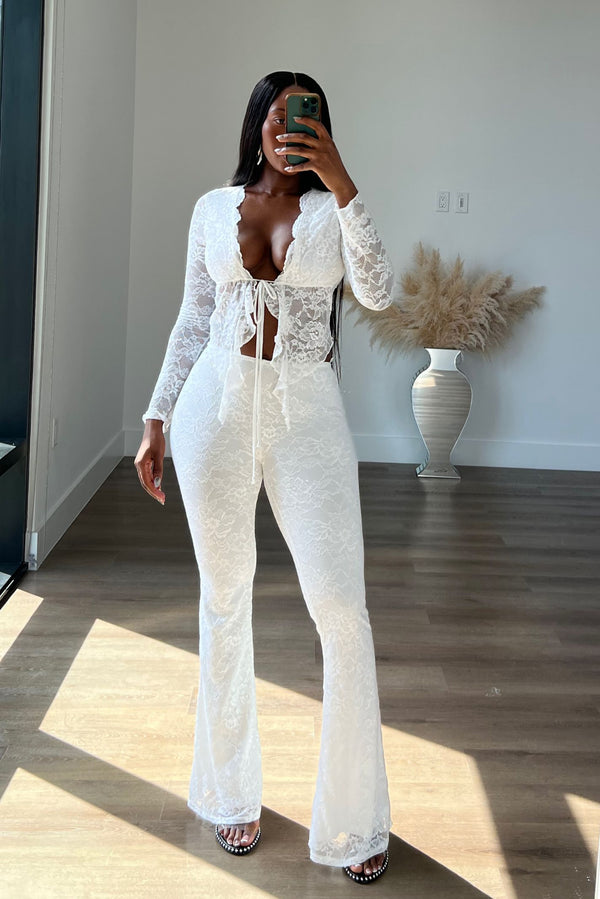 "BLANCHE" LACE SET