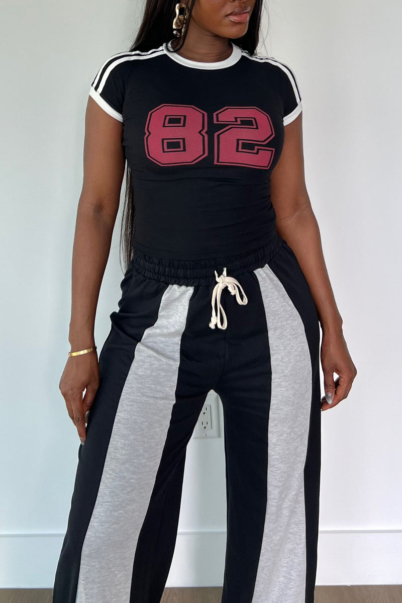 "82 PLAYS" TEE
