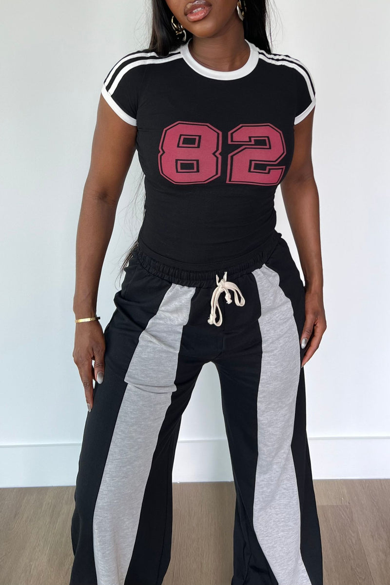 "82 PLAYS" TEE