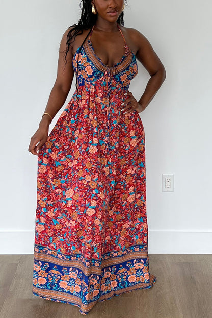"DANCING DAHLIA" MAXI DRESS