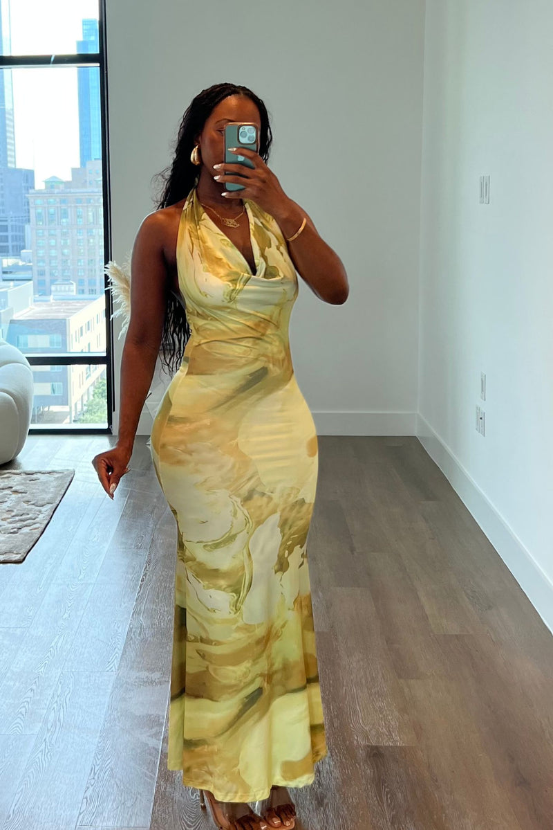 "HALTER EGO" DRESS