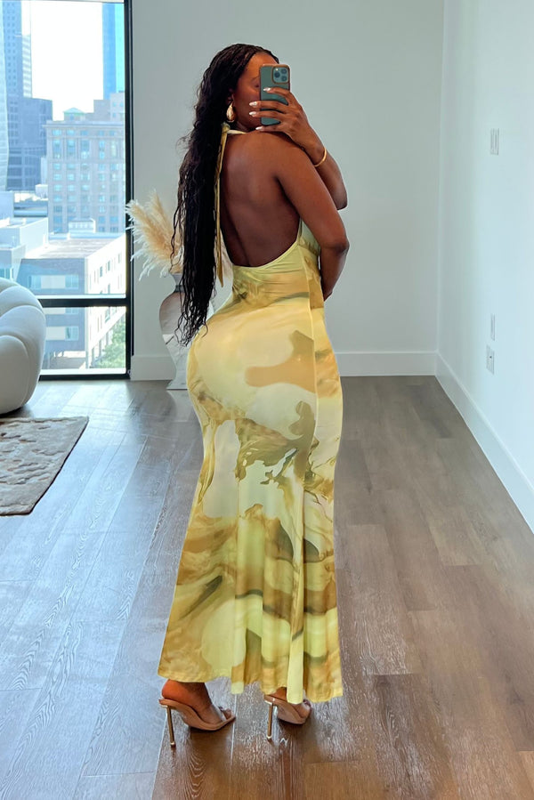 "HALTER EGO" DRESS