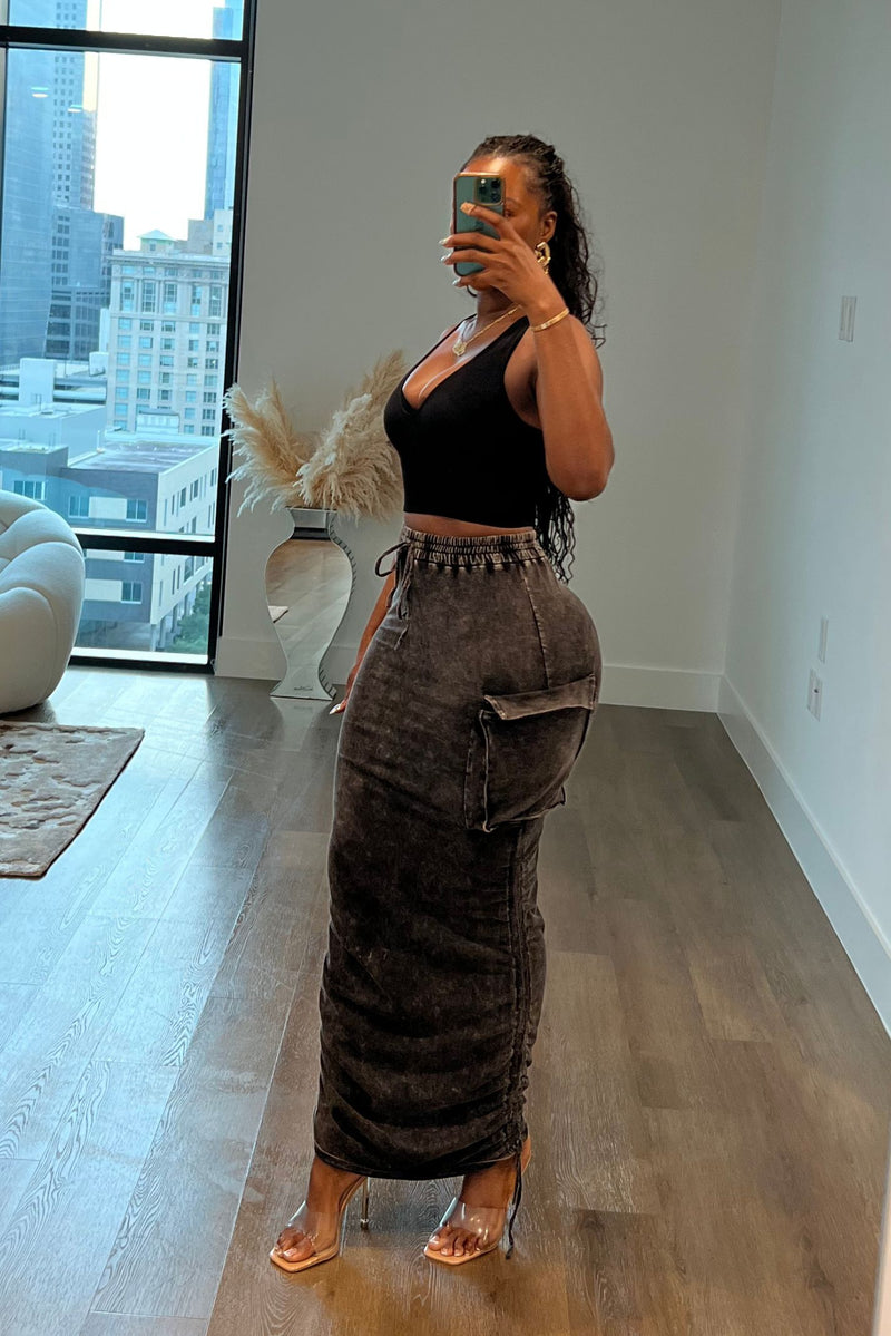 "GOOD MINERALS" SKIRT