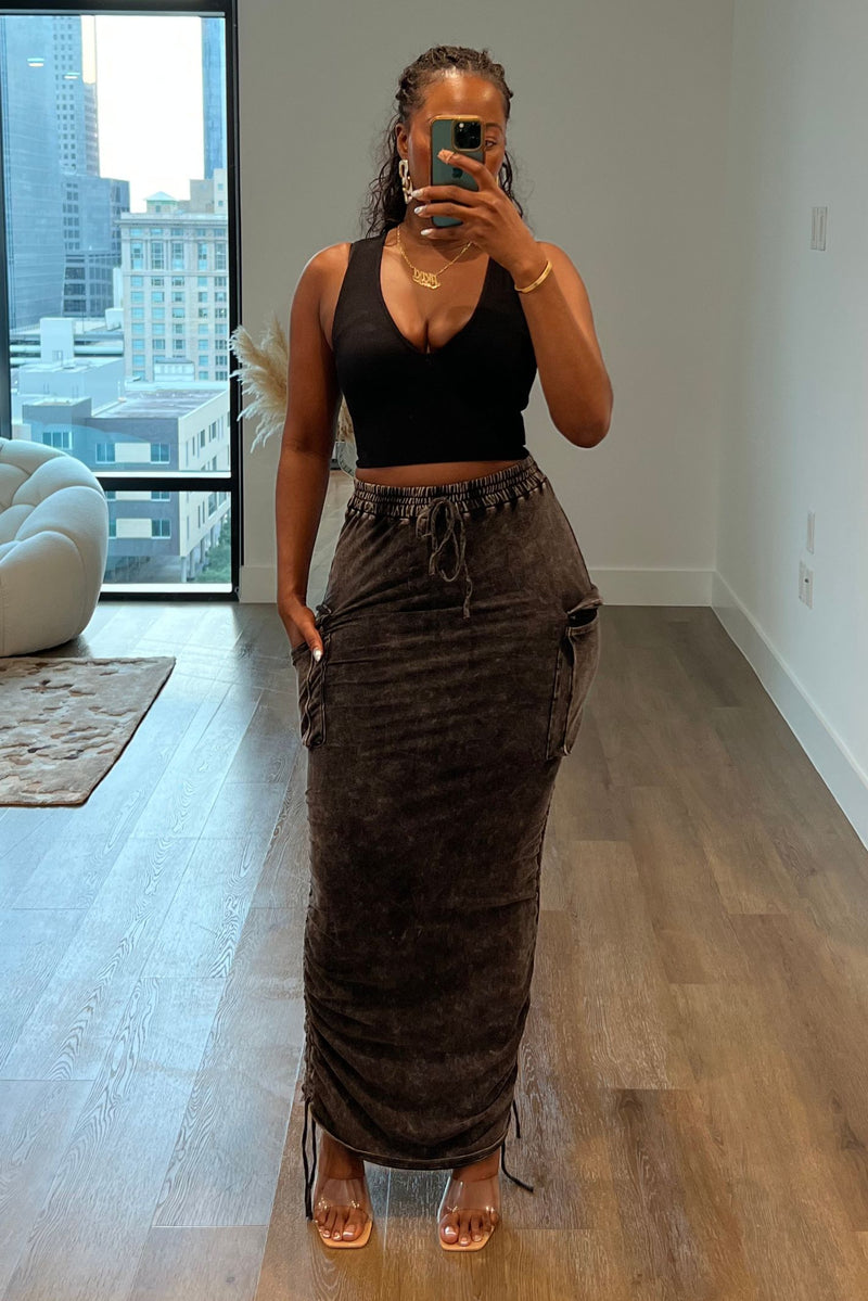 "GOOD MINERALS" SKIRT