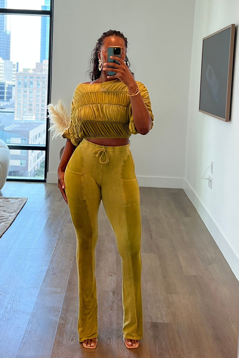 "DOUBLE TAKE" PANT SET