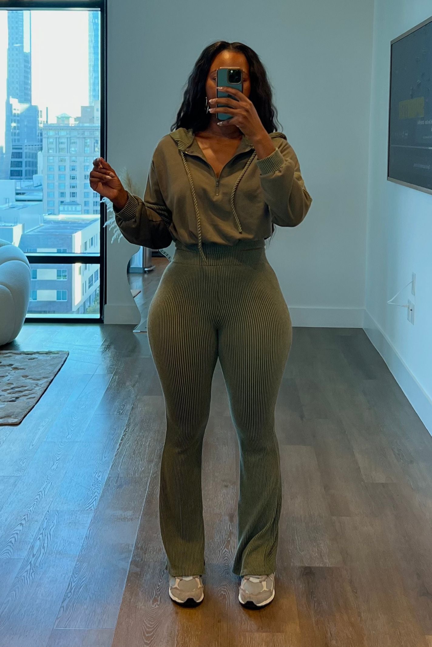 "OFF DUTY" PANT SET