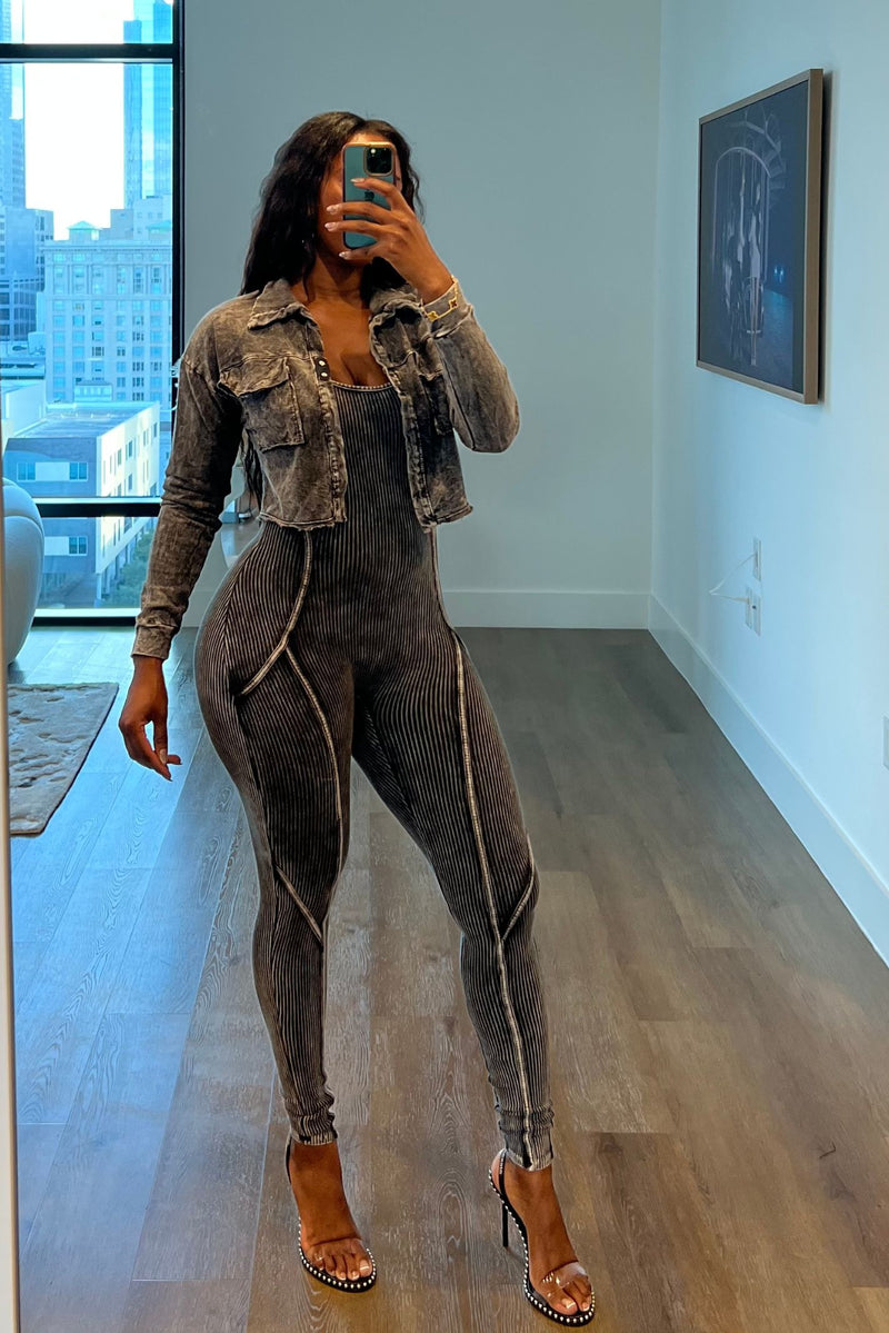 "CURVE ARCHITECT" JUMPSUIT SET