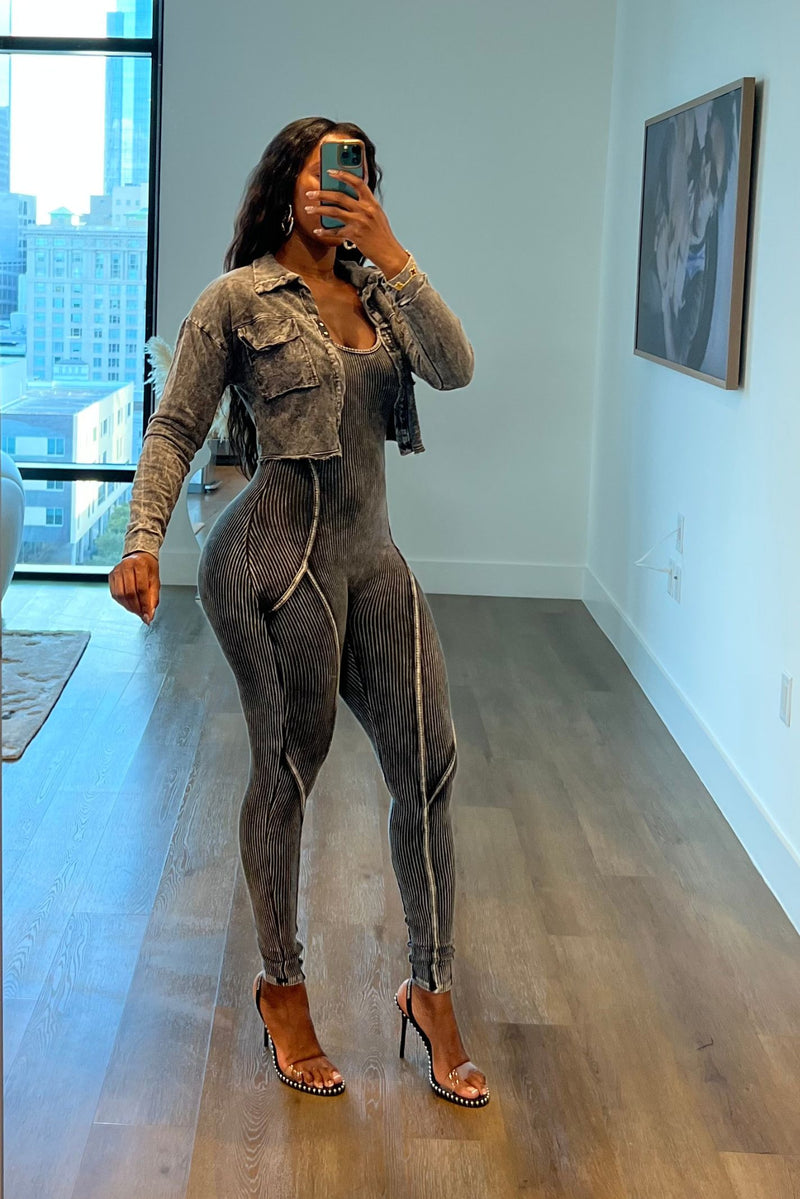 "CURVE ARCHITECT" JUMPSUIT SET