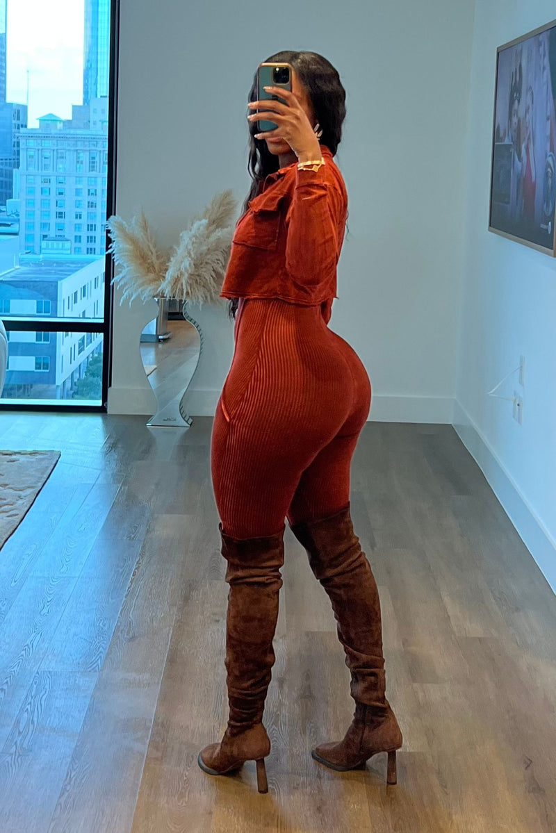 "CURVE ARCHITECT" JUMPSUIT SET