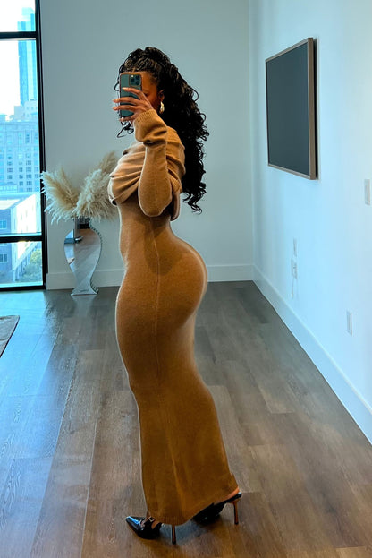 "EMBER EMPRESS" KNIT MAXI DRESS