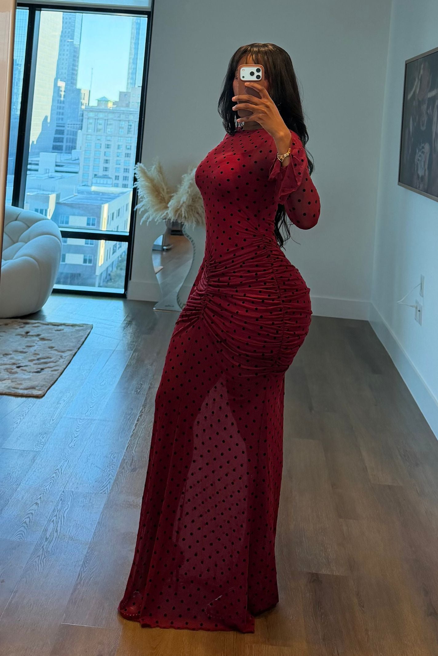 "CHERRY ON TOP" MAXI DRESS