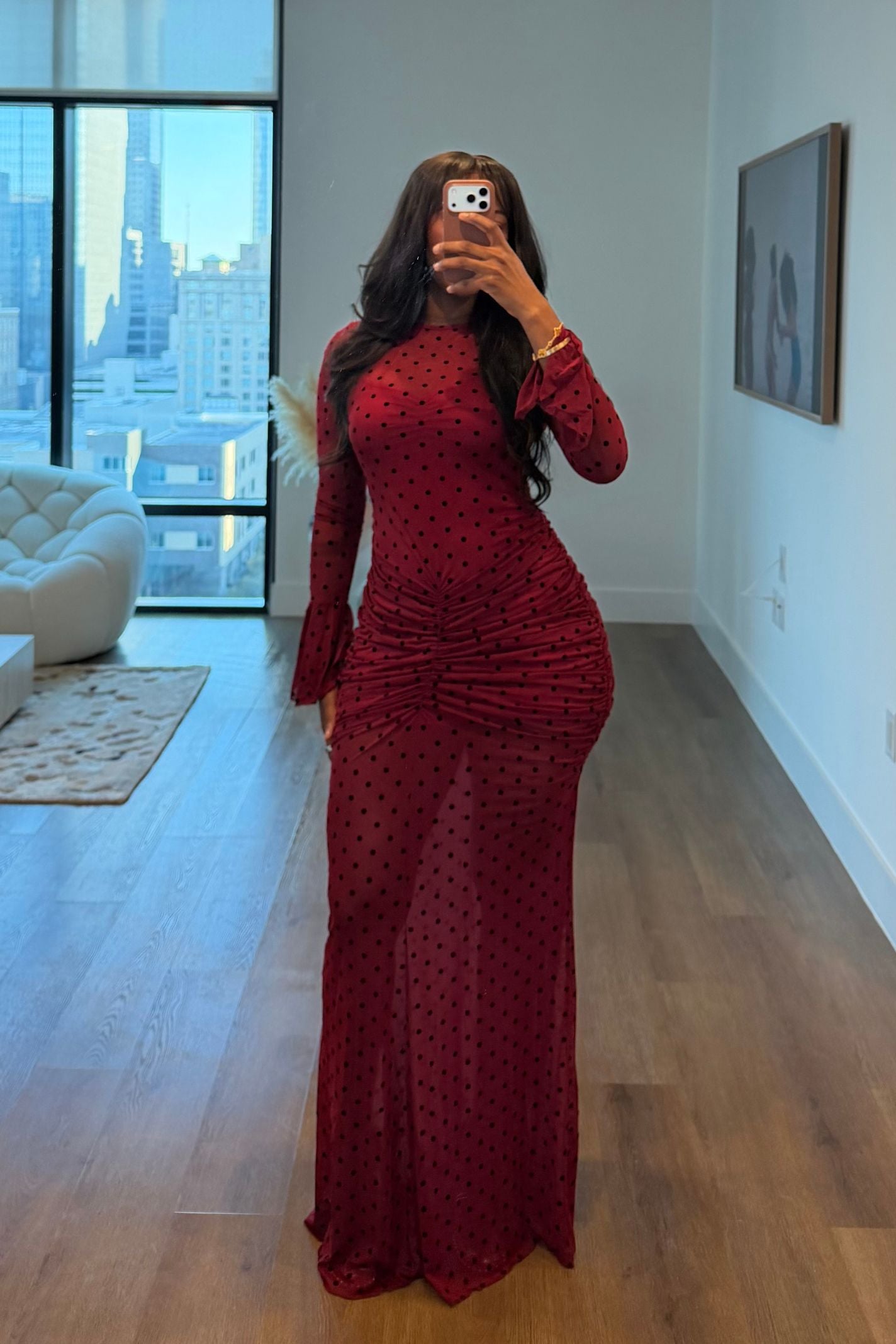"CHERRY ON TOP" MAXI DRESS