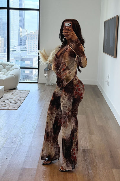 "MOLTEN MUSE" PANT SET