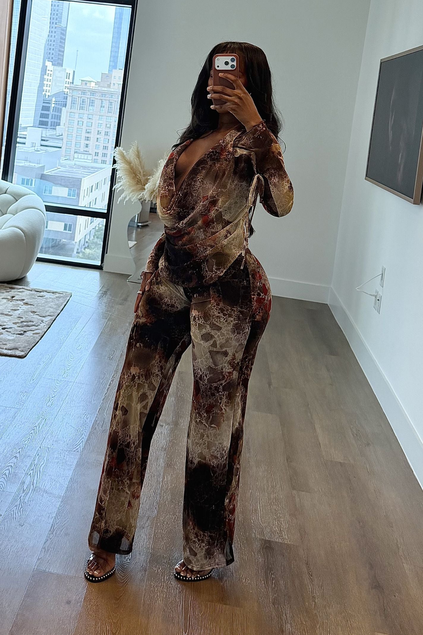"MOLTEN MUSE" PANT SET