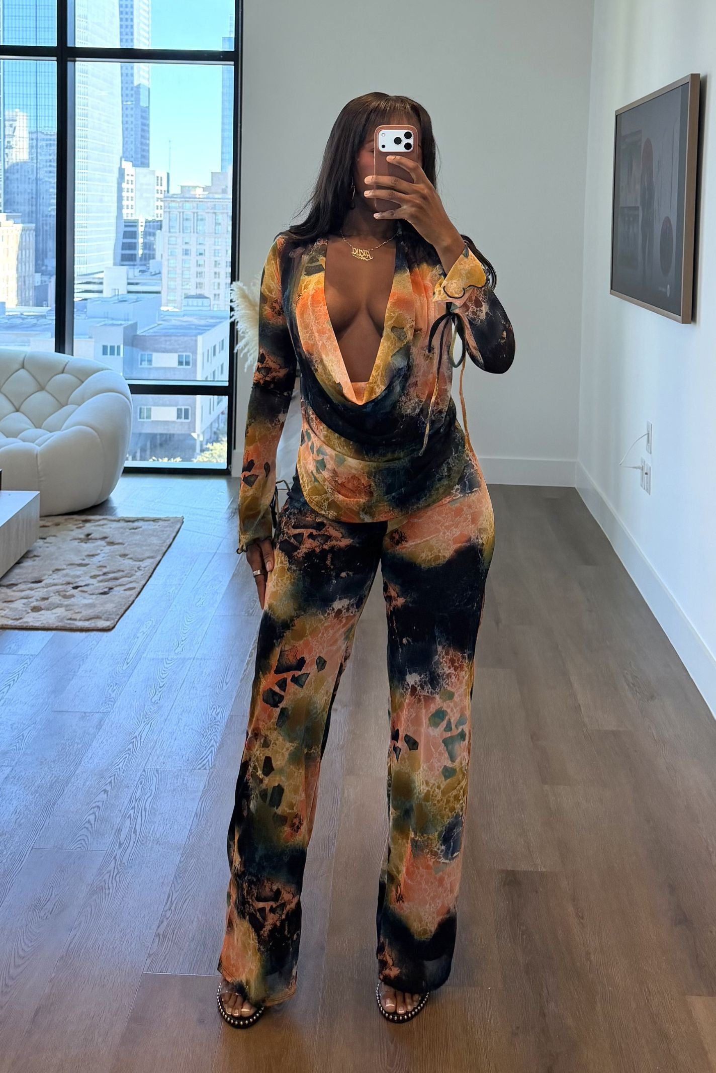 "MOLTEN MUSE" PANT SET