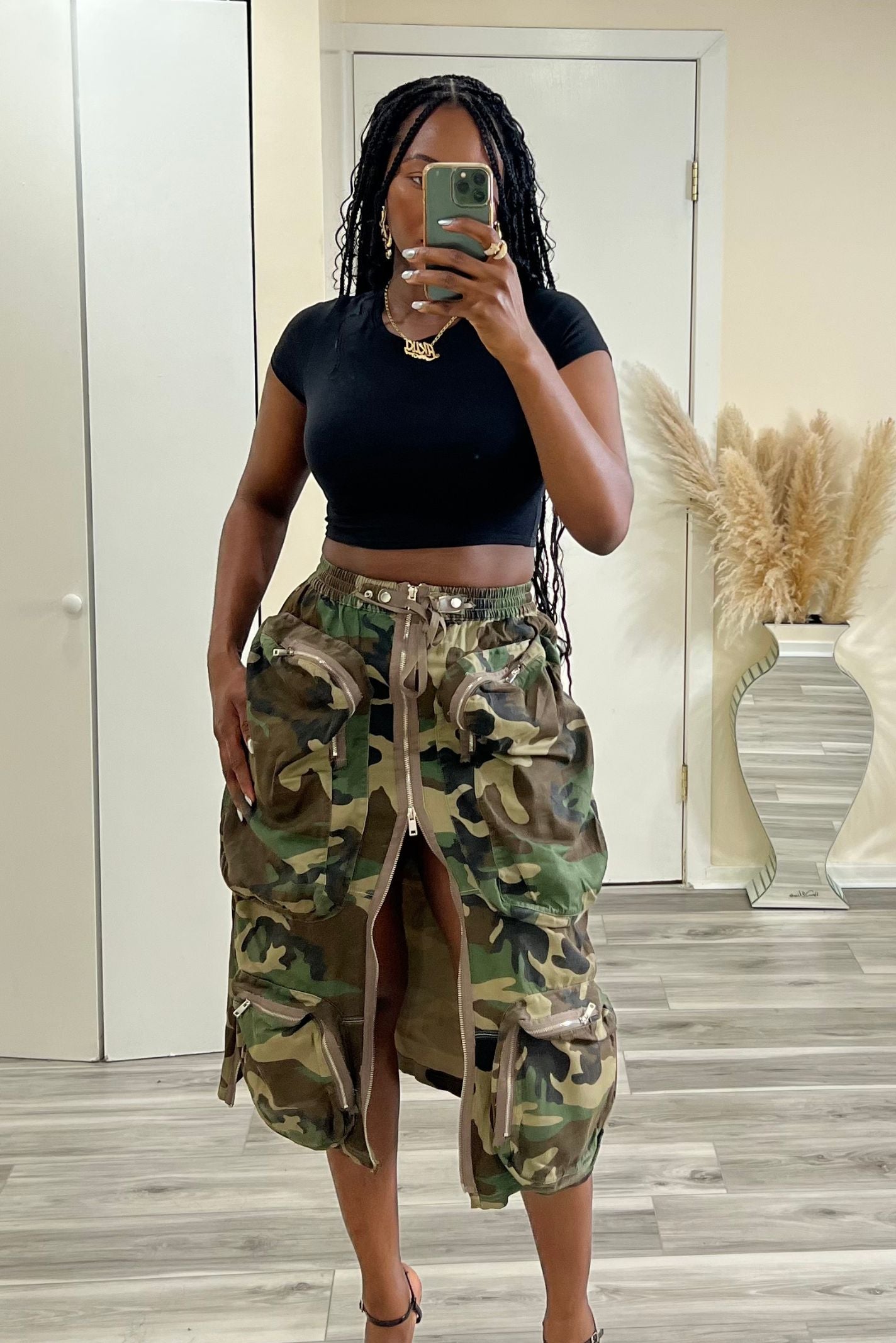 "WILLIAMSBURG" CARGO SKIRT
