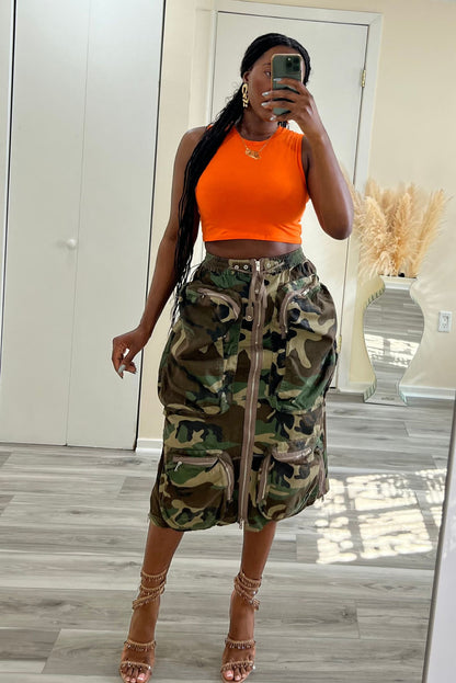 "WILLIAMSBURG" CARGO SKIRT