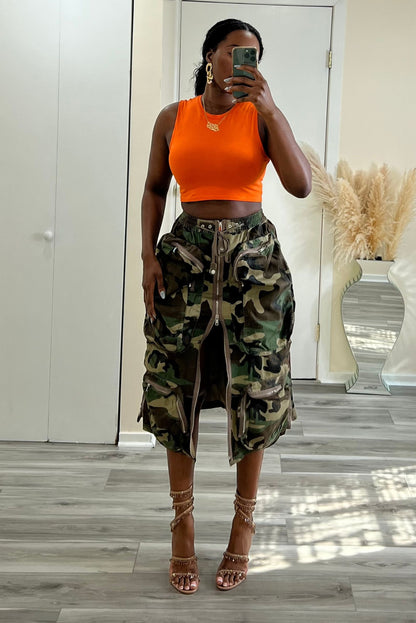 "WILLIAMSBURG" CARGO SKIRT