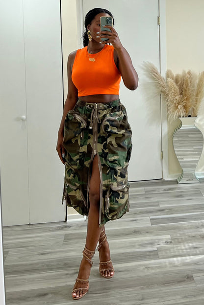 "WILLIAMSBURG" CARGO SKIRT
