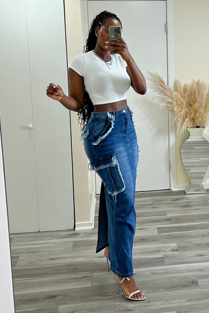 "YOSEMITE" DENIM SKIRT