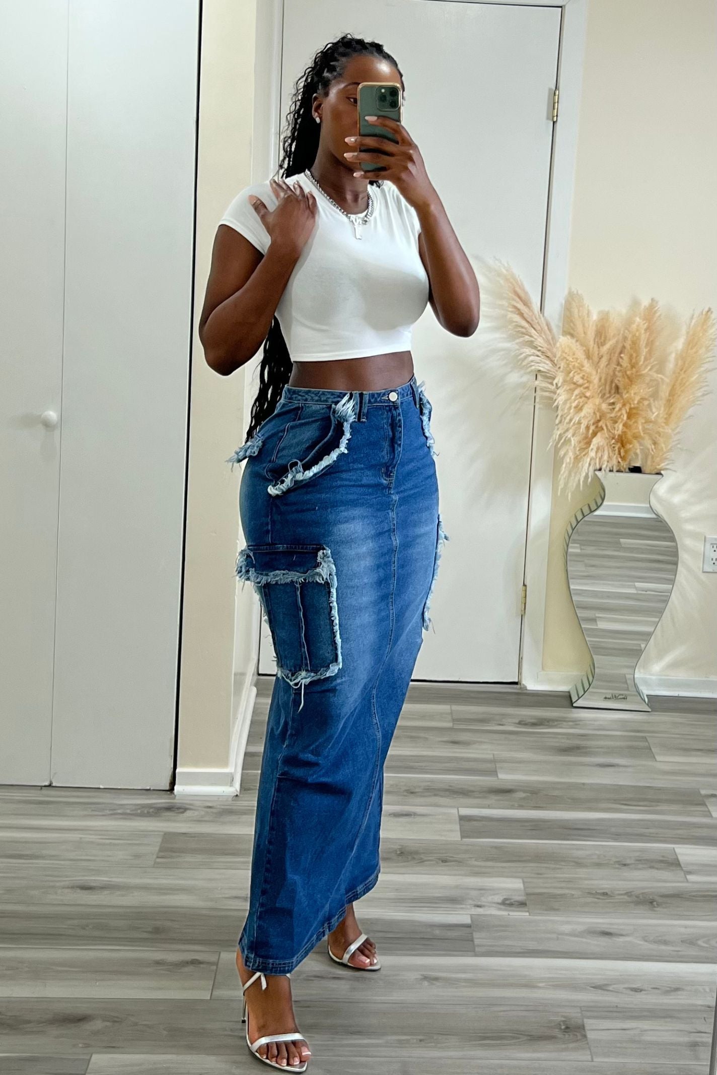 "YOSEMITE" DENIM SKIRT