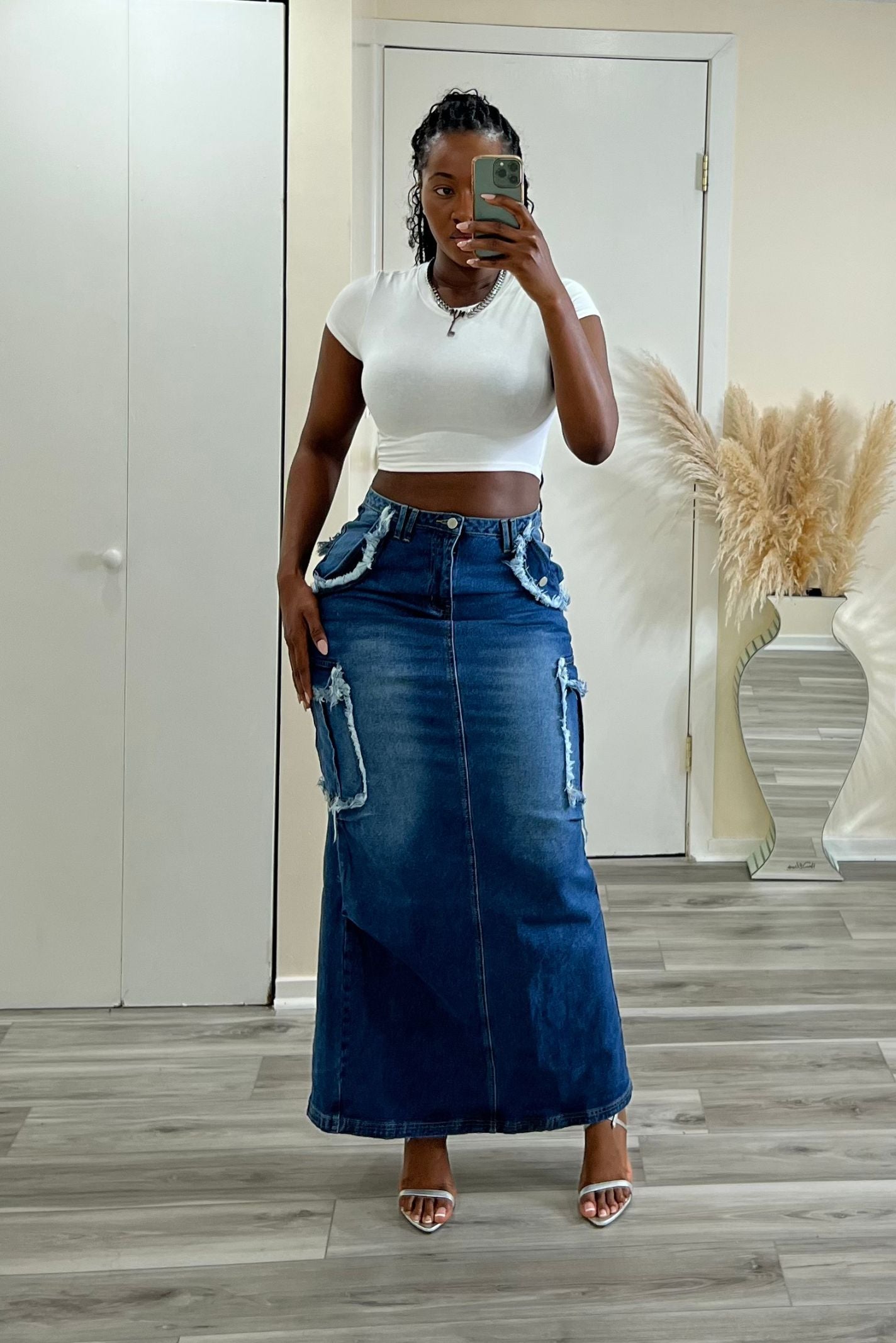 "YOSEMITE" DENIM SKIRT