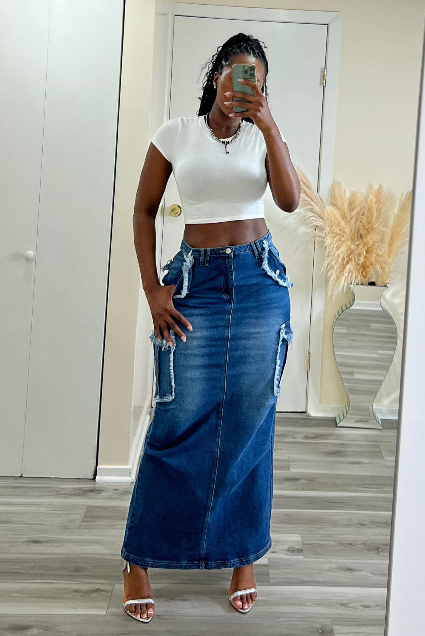 "YOSEMITE" DENIM SKIRT