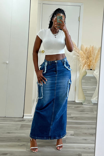 "YOSEMITE" DENIM SKIRT