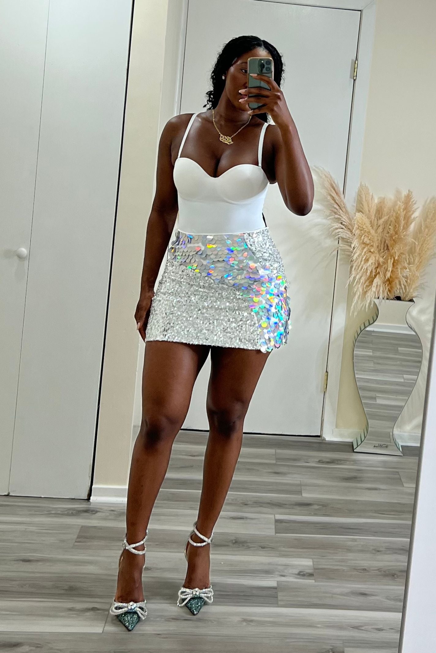 "TIP THE SCALES" SKIRT