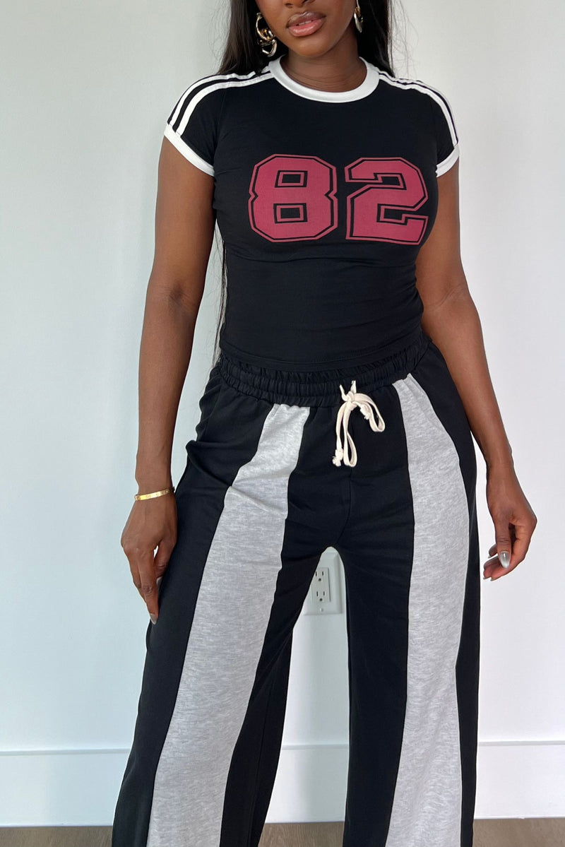 "82 PLAYS" TEE