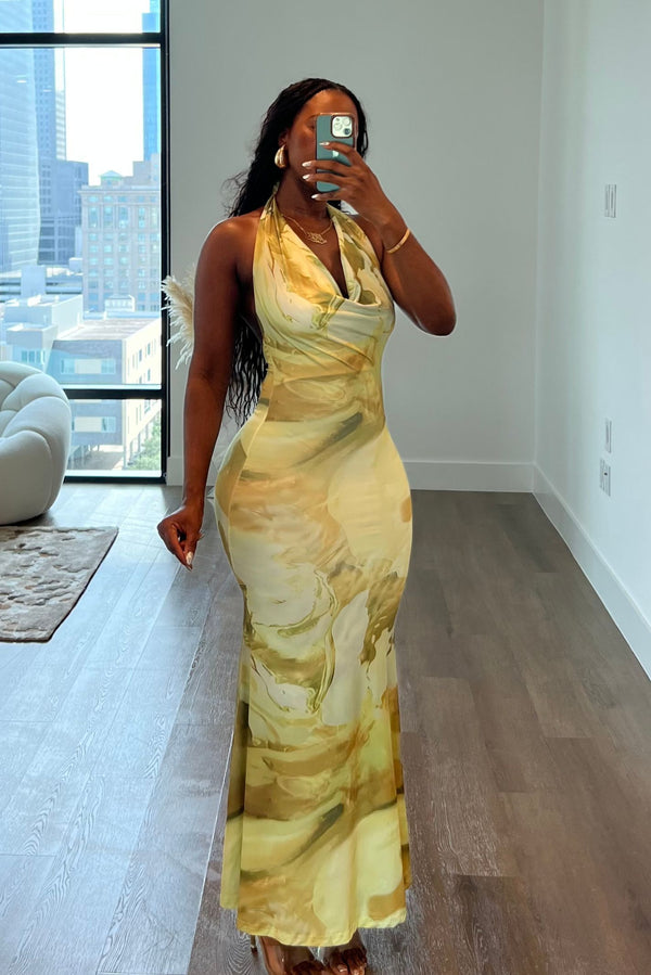 "HALTER EGO" DRESS