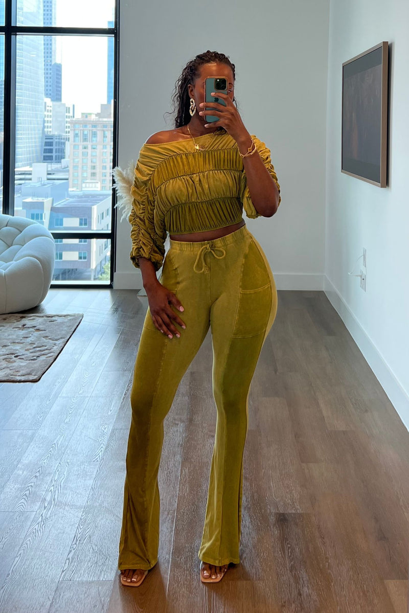 "DOUBLE TAKE" PANT SET