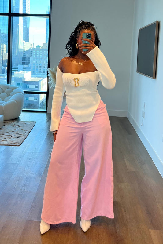 "PINK PANTHERESS" PANTS