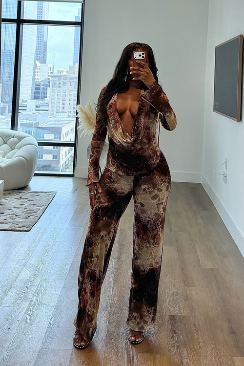 "MOLTEN MUSE" PANT SET