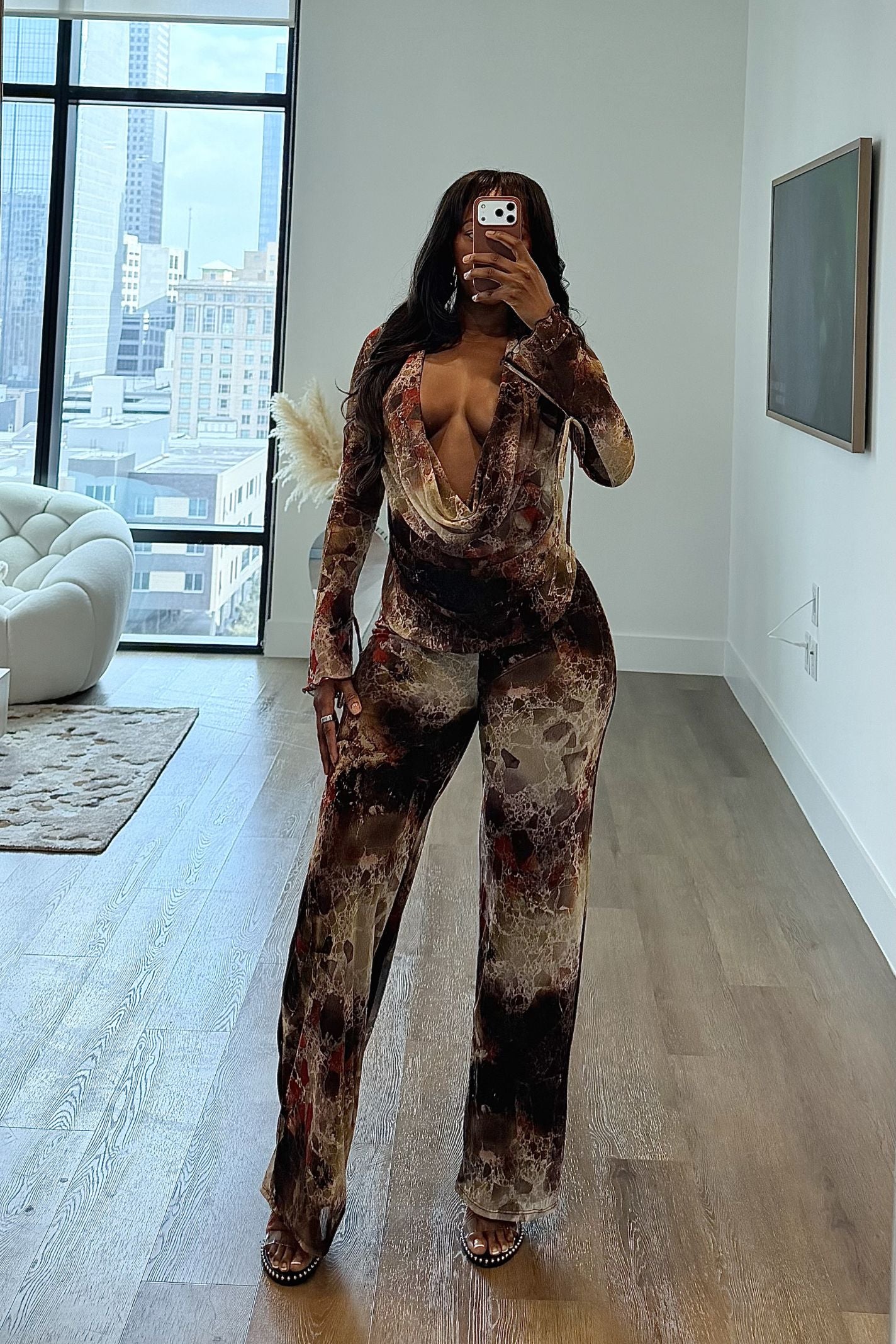 "MOLTEN MUSE" PANT SET