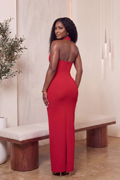 "FEMME FATALE" CUTOUT BANDAGE DRESS