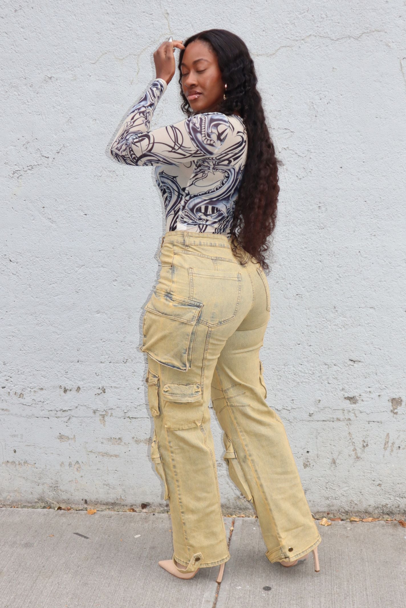 "TRIBECA" CARGO JEANS